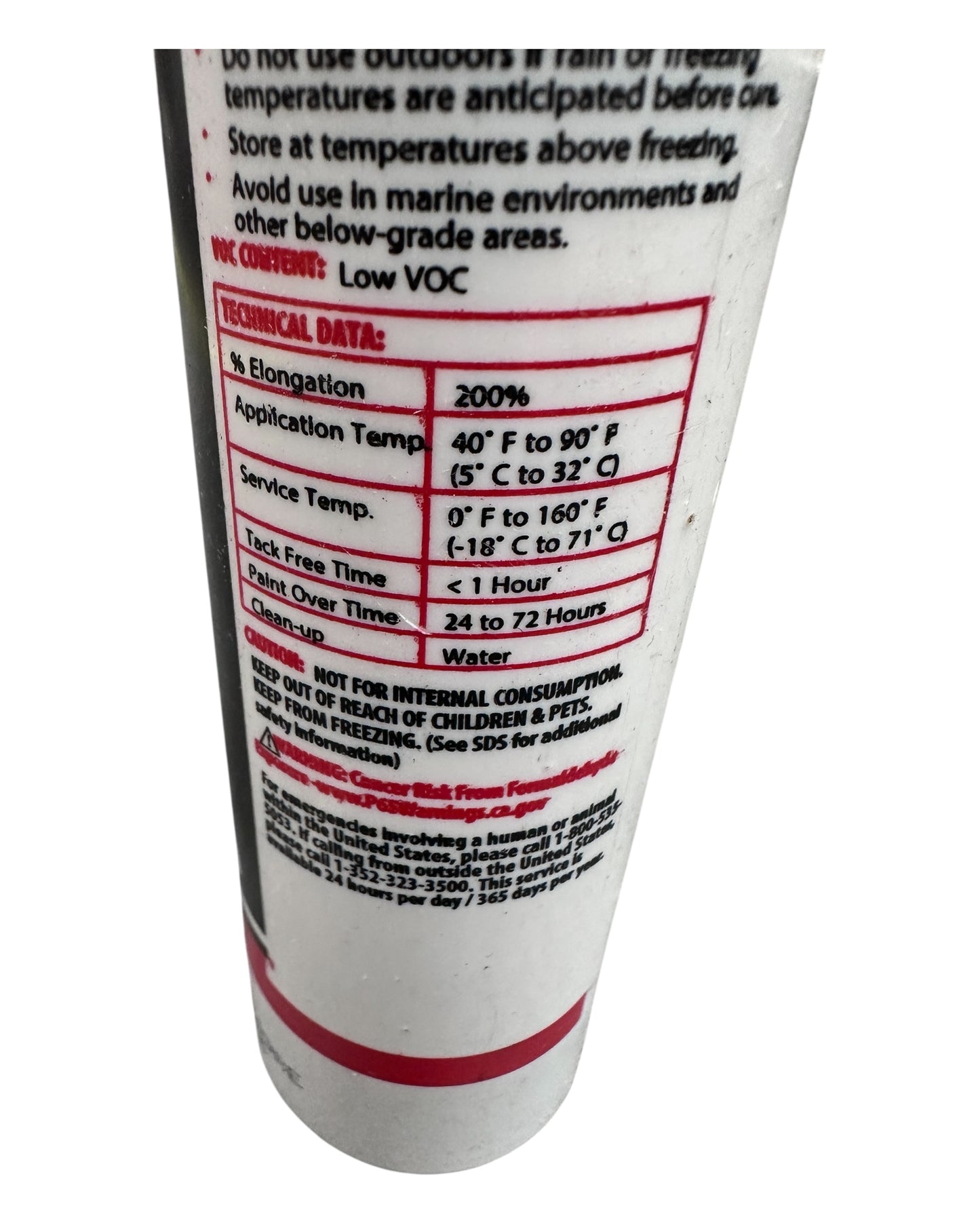 Speed Demon Acrylic Latex Caulk - White. 10.1 FL. Oz.