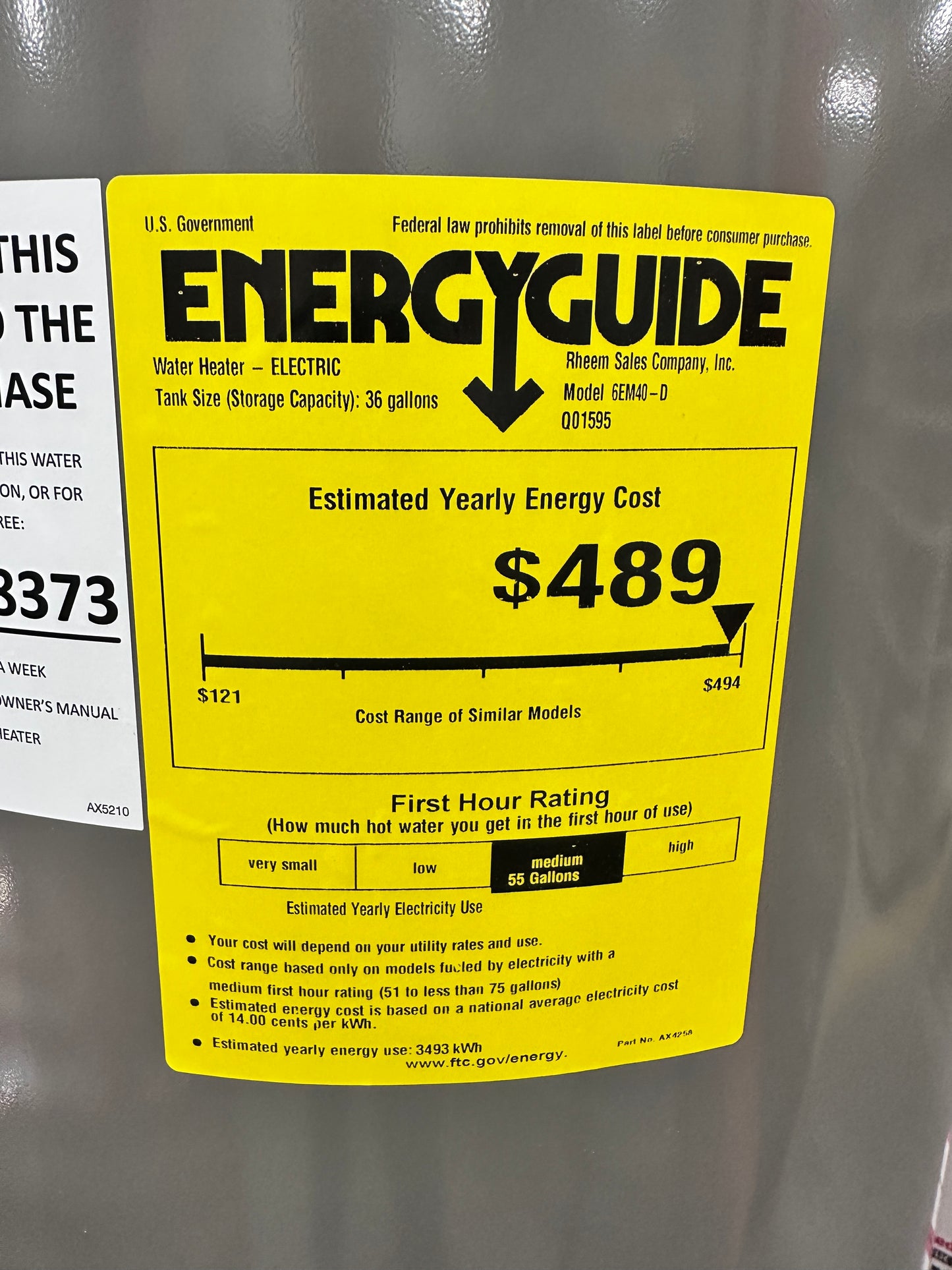40-Gal Richmond Electric Water Heater